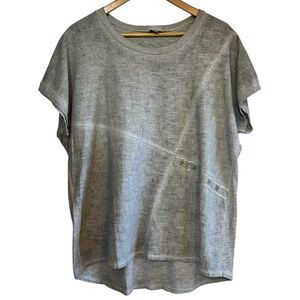 La Madona 🇮🇹 linen & cotton star print loose fit top size M excellent condition